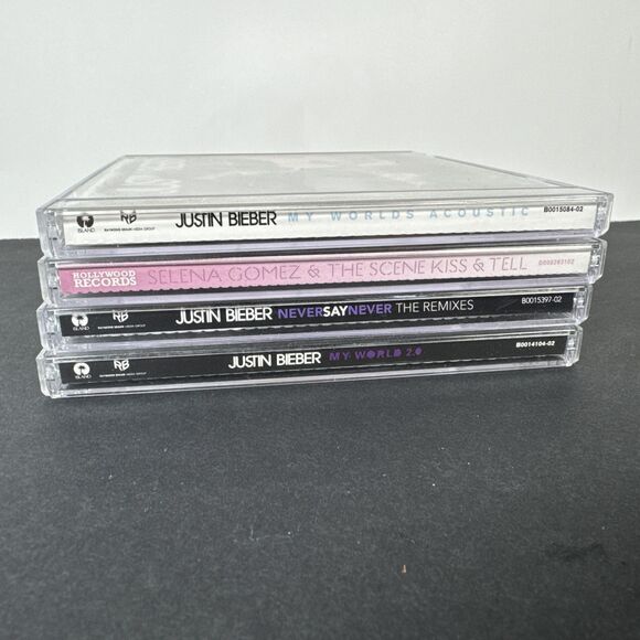 Selena Gomez‎ & Justin Bieber CDs - Lot Of 4 - Picture 12 of 13